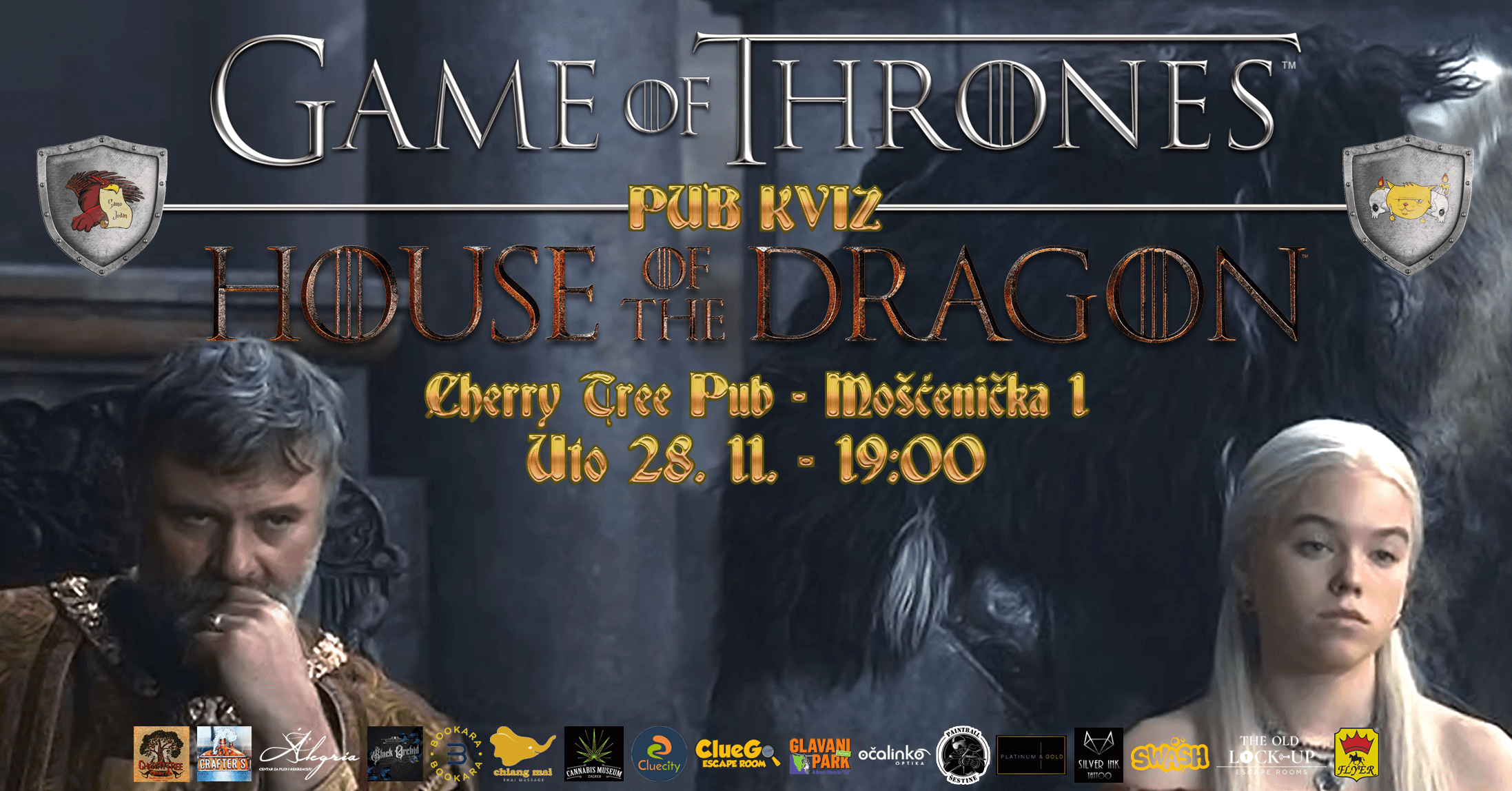 Game of Thrones/House of the Dragon (2. termin) pub kviz