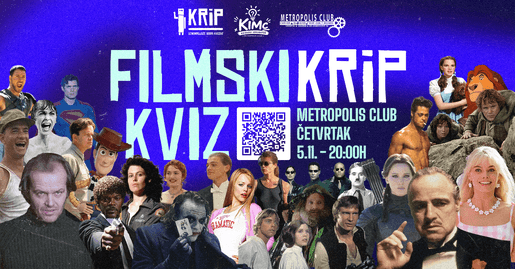 Filmski KRiP kviz @Metropolis Club