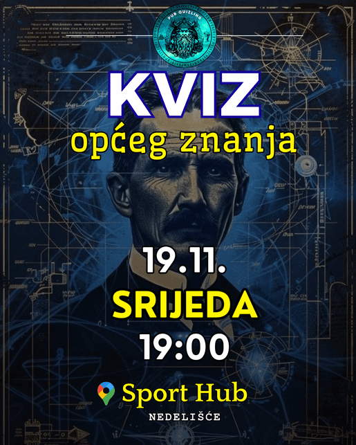 Opći kviz u Sport Hubu (Nedelišće) 🧠