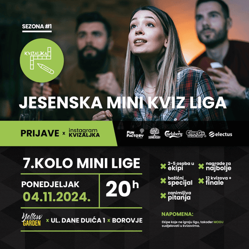 LIGA U YELLOW GARDENU - 7. KOLO