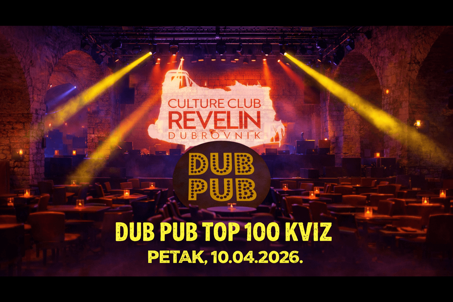 DUB PUB TOP 100 KVIZ- REVELIN