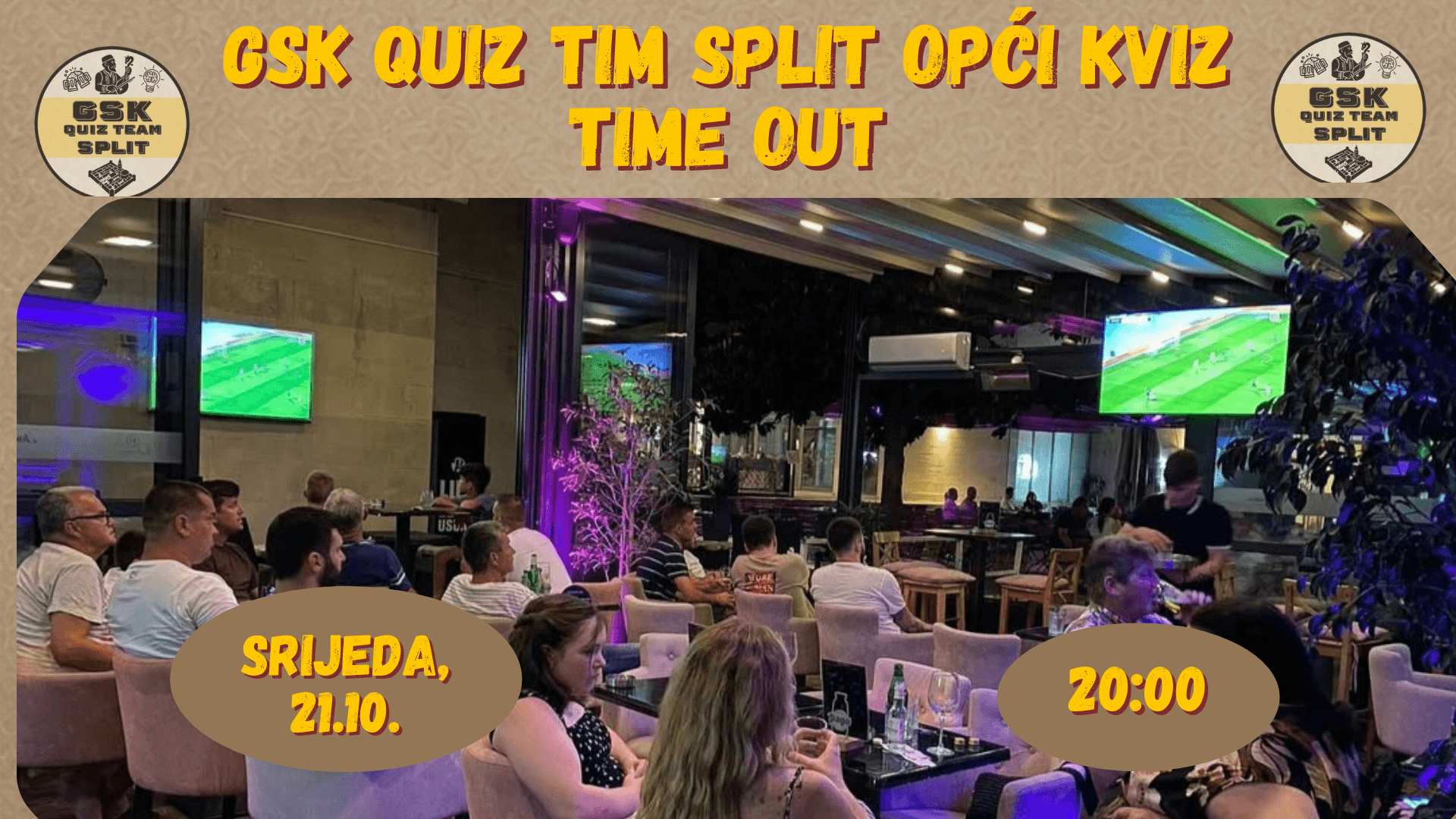 GSK QUIZ TIM SPLIT/DUB PUB OPĆI KVIZ!