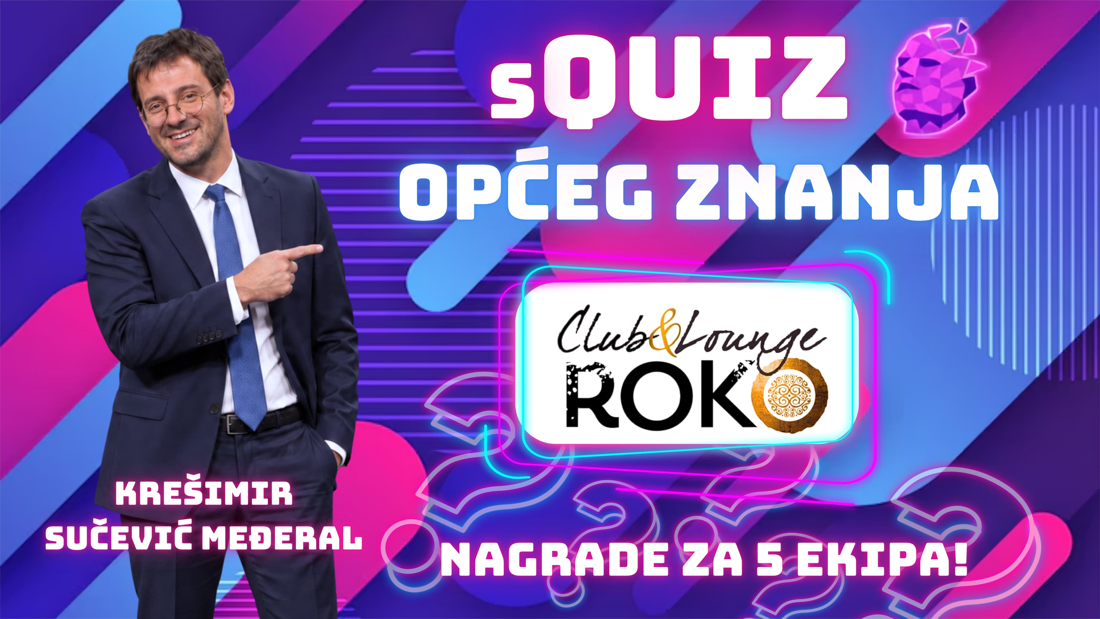 PUB KVIZ BY KREŠIMIR SUČEVIĆ MEĐERAL & SQUIZ TEAM, SRIJEDA 23.09. (20H)