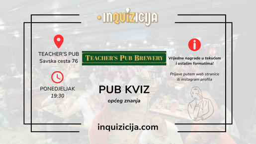 5. kolo lige Inquizicija u Teacher's Pubu - 11.3.2024.